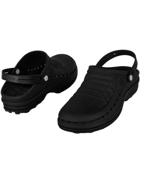 Socas Wock Clog Preto Crocs Hospitalares Wock Clog