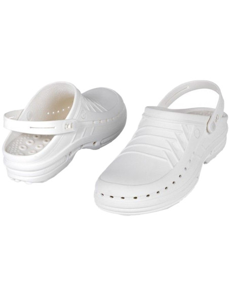Socas Wock Clog Branco Crocs Hospitalares Wock Clog