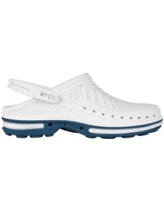 Clog Azul/Branco Calçado Profissional Soca WOCK Wock Clog 2