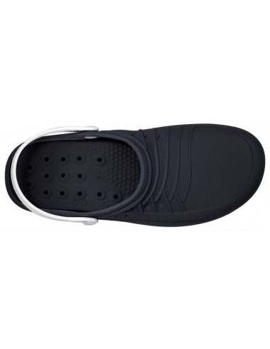 Socas Wock Clog Branco/Azul Marinho Calçado Profissional Wock Clog
