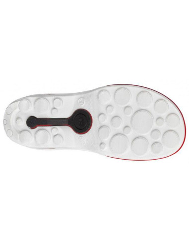 Socas Wock Clog Branco/Vermelho Crocs Hospitalares Wock Clog