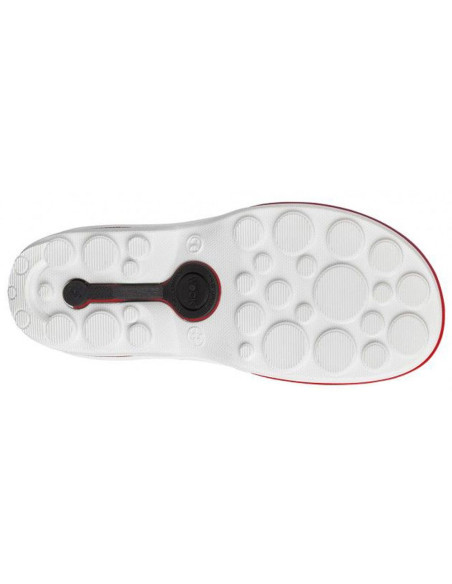Socas Wock Clog Branco/Vermelho Crocs Hospitalares Wock Clog