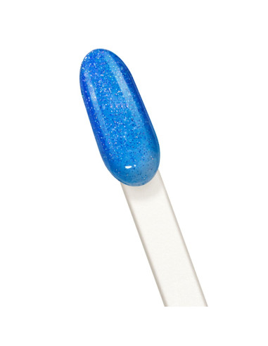 Verniz Like Gel 150 Azul Glitter Jazz - Inocos INOCOS Verniz Like Gel 
