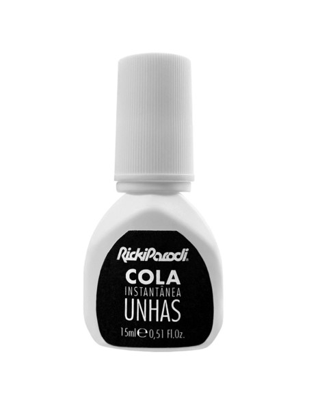 Cola Unhas Postiças c/Pincel 15ml Tips Unhas