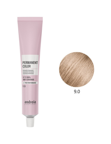 Coloração Permanente 9.0 Vegan 100ml - Andreia Profissional Coloração Permanente da Andreia Profissional