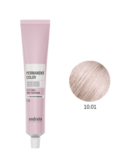 Coloração Permanente 10.01 Vegan 100ml - Andreia Profissional Coloração Permanente da Andreia Profissional