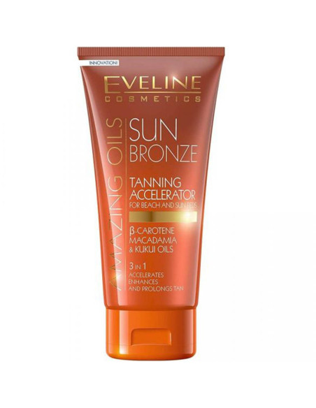 Acelerador de Bronzeamento Amazing Oils 3 em 1 150ml - Eveline Cosmetics Autobronzeador