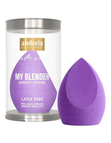 Esponja de Maquiagem Roxa - My Blender - Andreia Makeup Essenciais de Maquilhagem Andreia