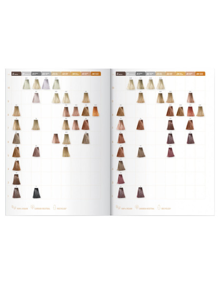 Cartaz de Cores Andreia Profissional Coloração Demi Permanente 0% Amóniaco Tinta sem Amoníaco e Semi Permanente da Andreia Profi