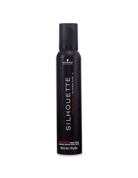 Espuma Extra Forte Silhouette Super Hold 200ml - Schwarzkopf Fixação Extra Forte