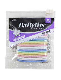 Elásticos Cabelo - Cores Variadas Pack 24 Babyliss desc | Frizetes | Ganchos | Molas  | Babyliss