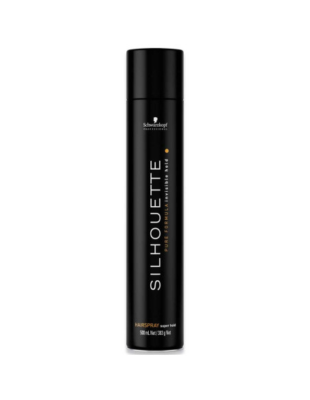 Laca Fixação Extra Forte Silhouette Super Hold 500ml - Schwarzkopf Fixação Extra Forte