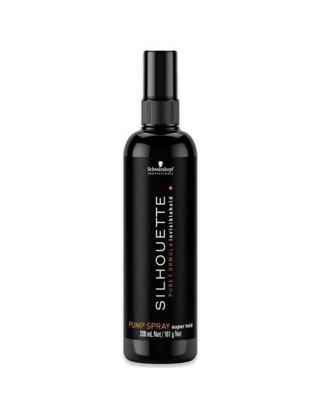 Laca Extra Forte s/Gás Silhouette Super Hold 200ml - Schwarzkopf Fixação Extra Forte