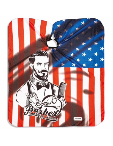 Penteador Barber Stars & Strips - 140x160cm Penteadores | Capas