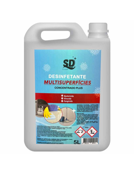 Desinfetante Multisuperfícies Concentrado Plus 5L Profissional Detergentes