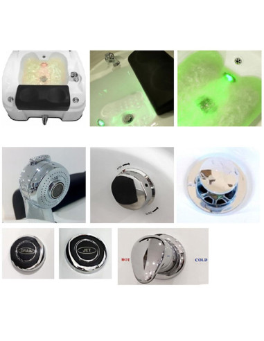 Cadeira Pedicure Spa Caln Branco - Weelko Cadeiras Pedicure