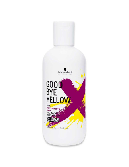 Shampoo Neutralizante Amarelos Goodbye Yellow 300ml - Schwarzkopf Complementos de Coloração