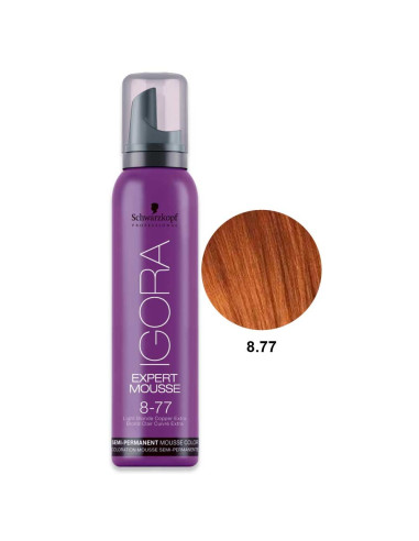 Igora Expert Mousse 8.77 Light Blonde Copper Extra 100ml