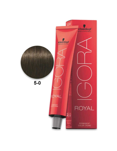 Igora Royal 5.0 Castanho Claro Natural 60ml - Schwarzkopf Igora Royal