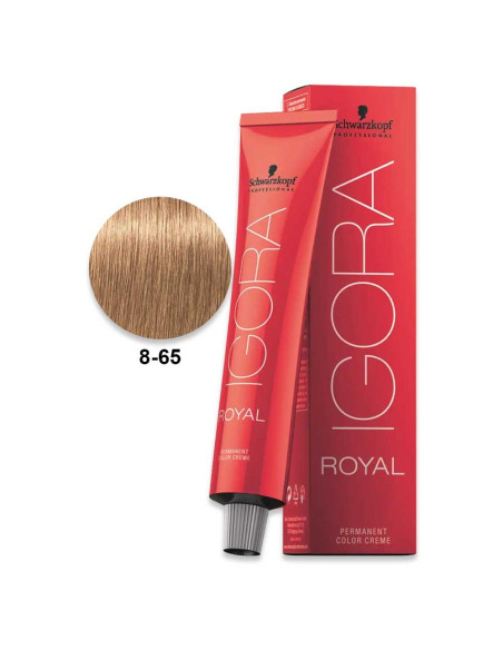 Igora Royal 8.65 Loiro Claro Dourado Chocolate 60ml - Schwarzkopf Igora Royal