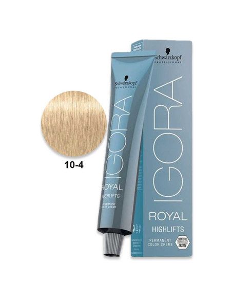 Igora Royal Highlights 10.4 Ultra Loiro Bege 60ml - Schwarzkopf Igora Royal Highlifts