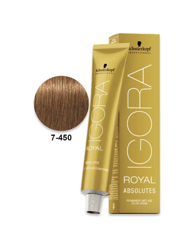 Kit Ruivo Strawberry Bege Igora Royal 10.14 + 9.7