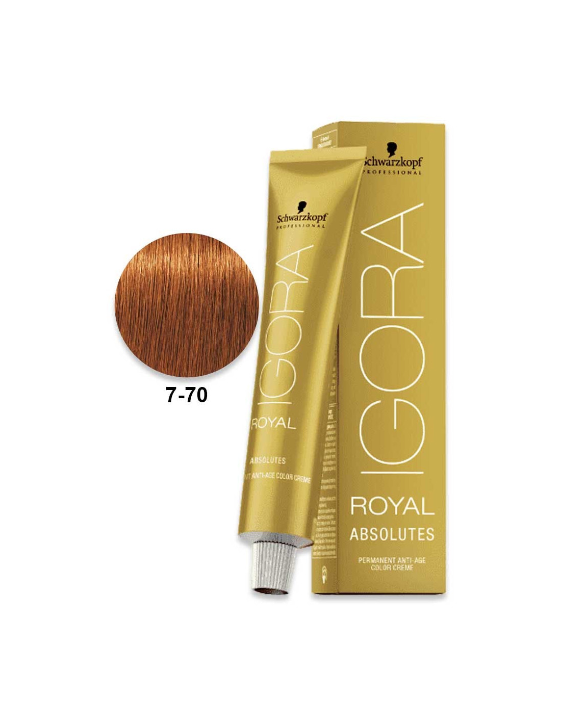 Prohair Store Schwarzkopf Igora Royal Absoluto 7-70 - Loira de