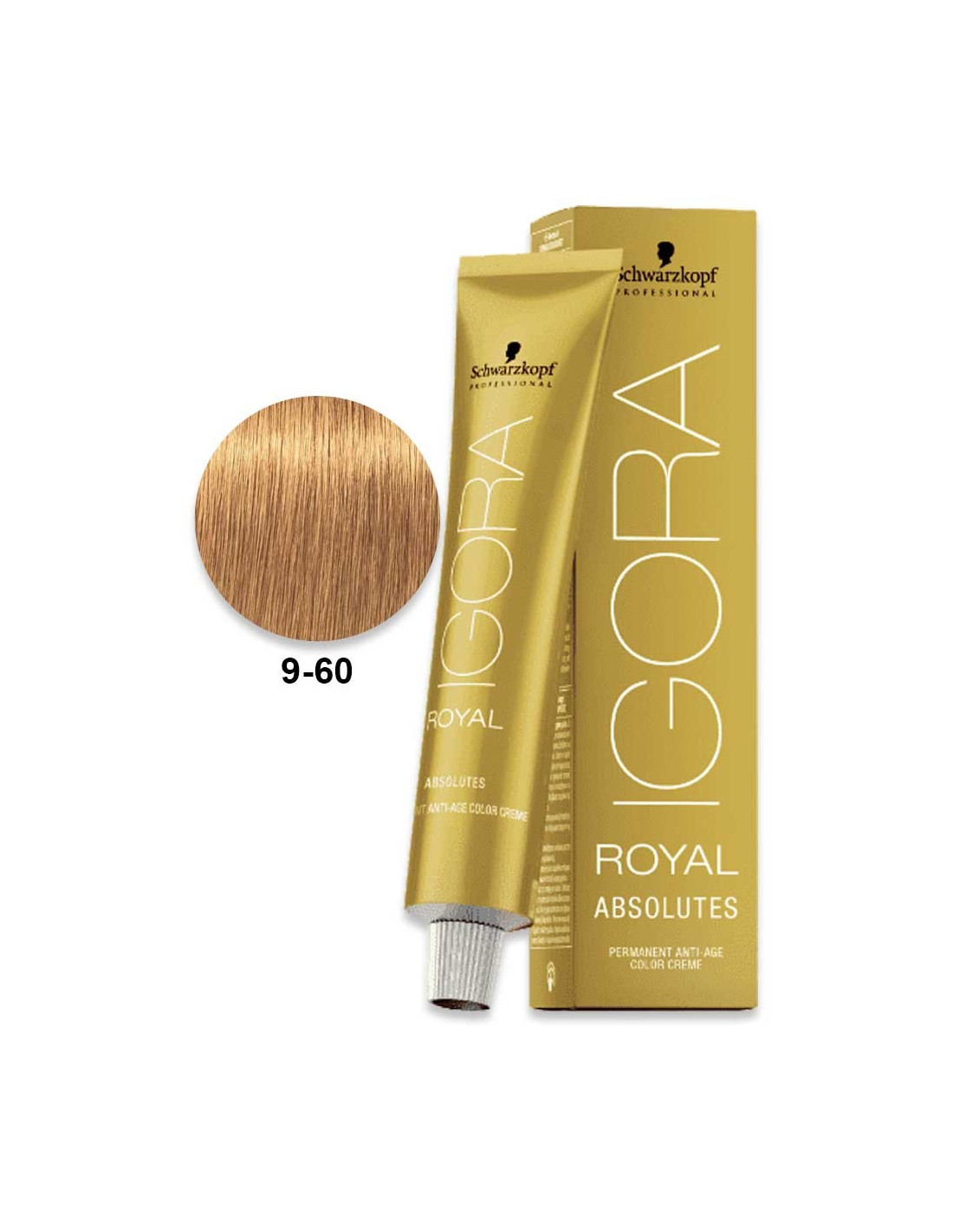 Schwarzkopf - Coloração Igora Royal 9/7 Louro Muito Claro Acobreado 60 ml