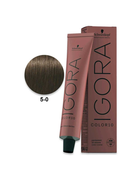 Igora Color10 5.0 Castanho Claro Natural 60ml - Schwarzkopf Color10