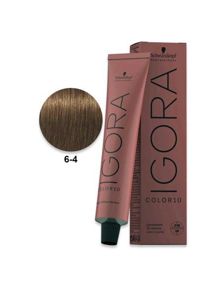 Igora Color10 6.4 Loiro Escuro Bege 60ml - Schwarzkopf Color10