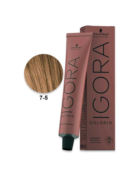 Igora Color10 7.5 Loiro Médio Dourado 60ml - Schwarzkopf Color10