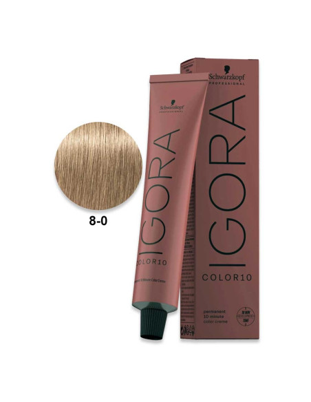 Igora Color10 8.0 Loiro Claro Natural 60ml - Schwarzkopf Color10