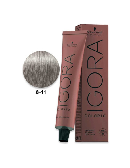 Igora Color10 8.11 Loiro Claro Extra Cendré 60ml - Schwarzkopf Color10