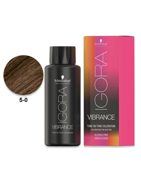 Igora Vibrance 5.0 Castanho Claro Natural 60ml - Schwarzkopf Igora Vibrance