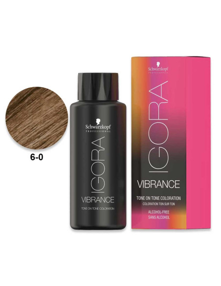 Igora Vibrance 6.0 Loiro Escuro Natural 60ml - Schwarzkopf Igora Vibrance