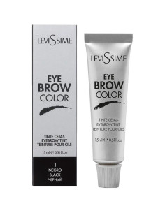 Levissime - Coloração Eyebrow Color Preto 1 Sobrancelhas 15ml | Estética | Levissime