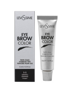 Levissime - Coloração Eyebrow Color Grafite 1.1 Sobrancelhas 15ml | Estética | Levissime