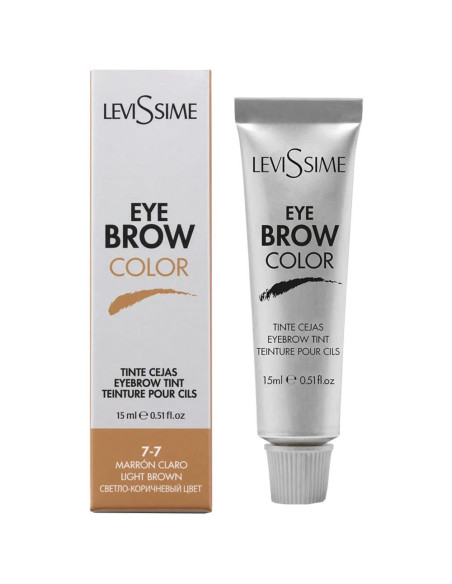 Levissime - Coloração Eyebrow Color Castanho 7.7 Sobrancelhas 15ml Estética