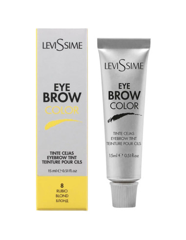 Levissime - Coloração Eyebrow Color Louro 8 Sobrancelhas 15ml Estética