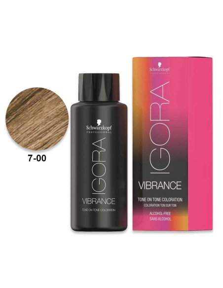 Igora Vibrance 7.00 Loiro Médio Extra Natural 60ml - Schwarzkopf Igora Vibrance