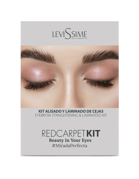 KIT Red Carpet Alisar e Definir Sobrancelha Levissime Pestanas Postiças