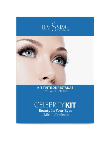 KIT Celebrity Coloração Sobrancelhas Levissime Pestanas Postiças