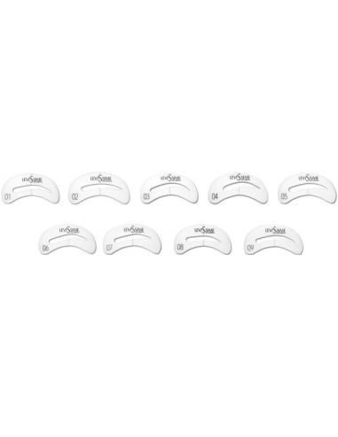 Eyebrow Moldes Silicone Sobrancelhas Levissime Pestanas Postiças