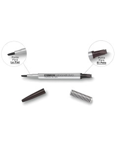 Eyebrow Designer Duo Castanho Claro Sobrancelhas Levissime Estética 2