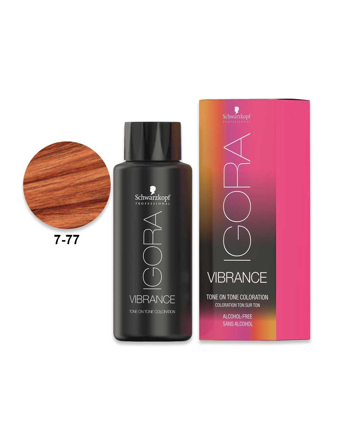  Schwarzkopf Igora Royal Vibrance Tone on Tone Color  Alcohol-Free 7-77 60ml : Beauty & Personal Care