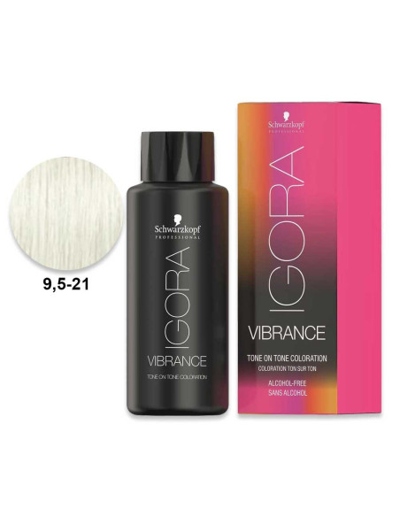 Igora Vibrance 9.5-21 Toner Cinza Cendré 60ml - Schwarzkopf Igora Vibrance