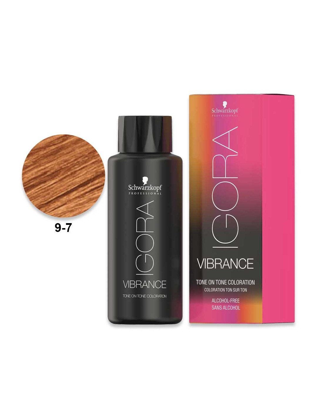 Igora Vibrance Tone-on-Tone Coloration 9.7 Light Blonde Copper