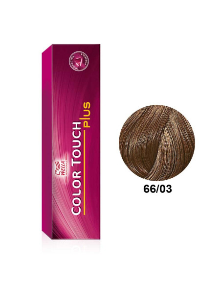 Color Touch Plus 66/03 Louro Escuro Intenso Natural Dourado 60ml - Wella Professionals Wella Color Touch Plus