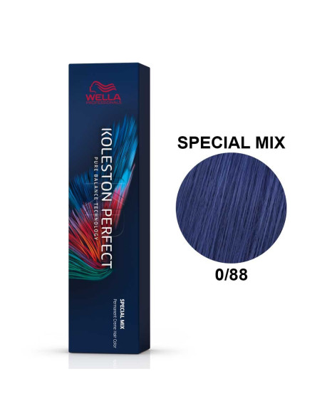 Koleston Perfect ME+ Mistura Especial 0/88 Azúl Intenso 60ml - Wella Professionals Wella Koleston Perfect