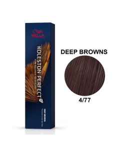 Koleston Perfect ME+ Deep Browns 4/77 Medium Intense Brown 60ml | Wella